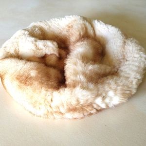 Saks Fifth Avenue Semi-Sheared Mink Beret